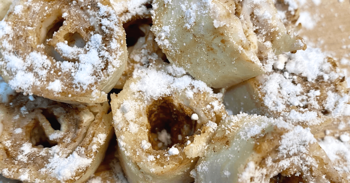 cinnamon roll bites featured image