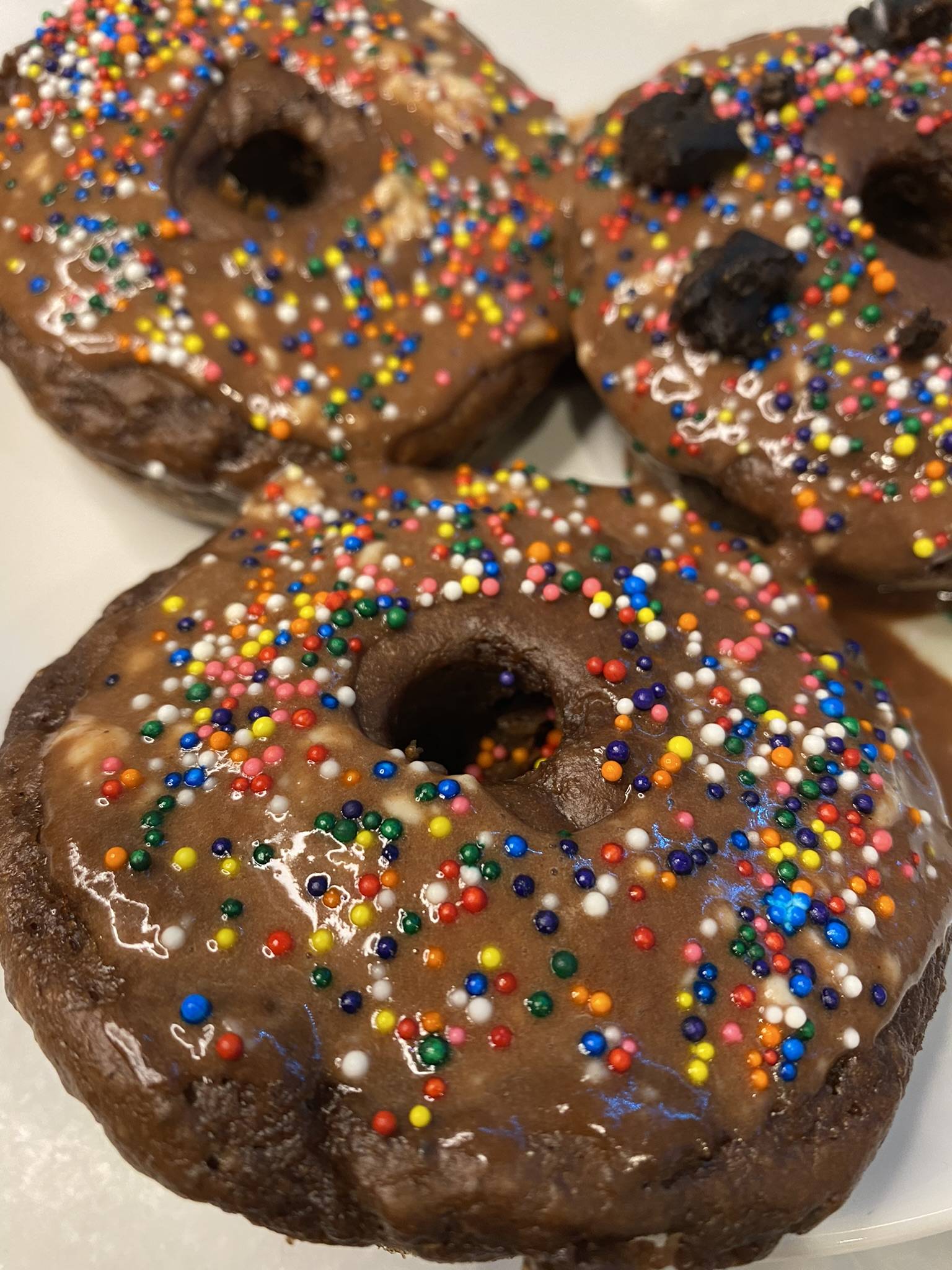 chocolate donuts