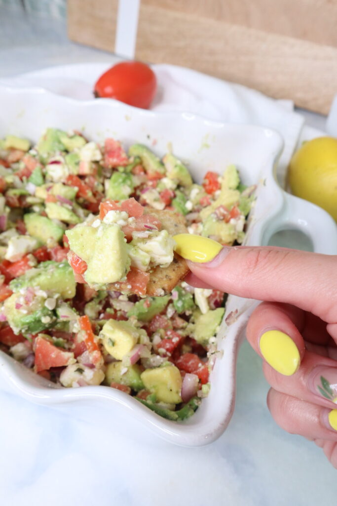 avocado feta dip