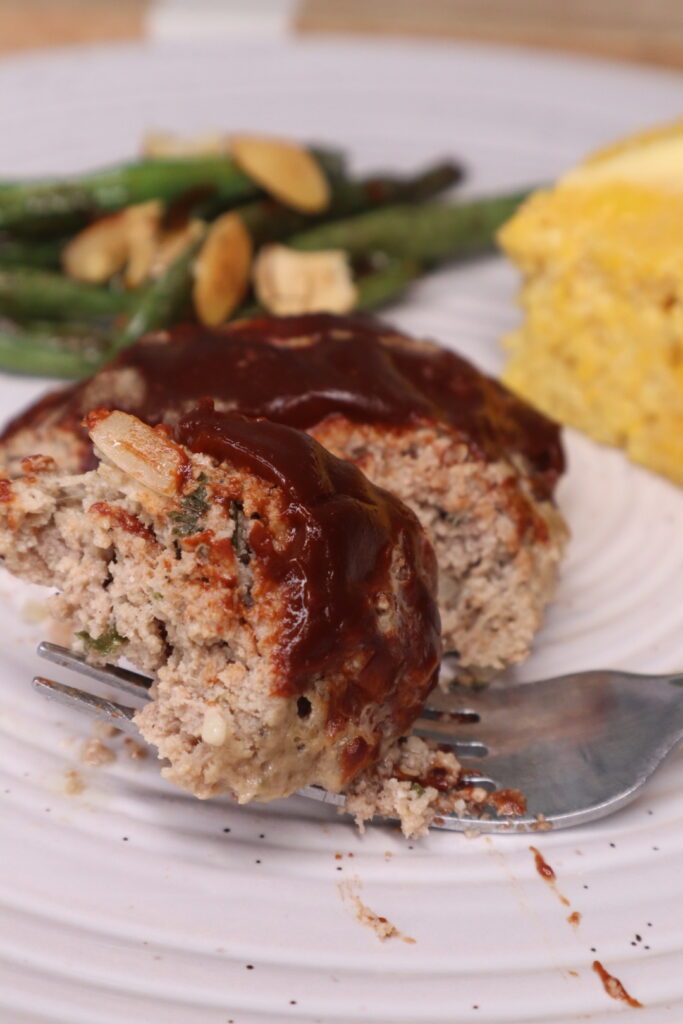 balsamic turkey meatloaves