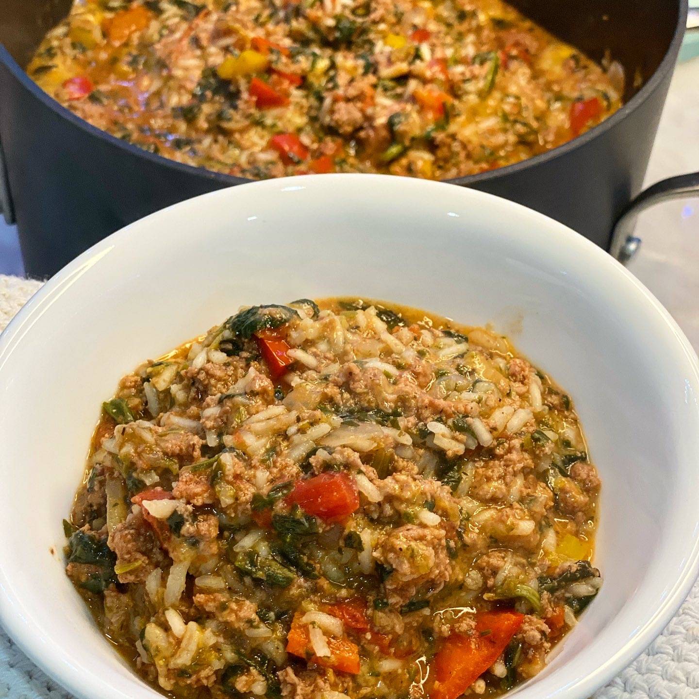 unstuffed peppers