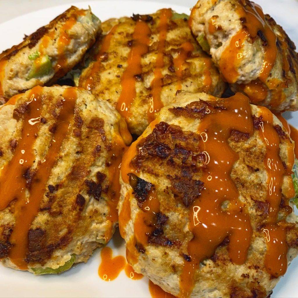 buffalo chicken burgers