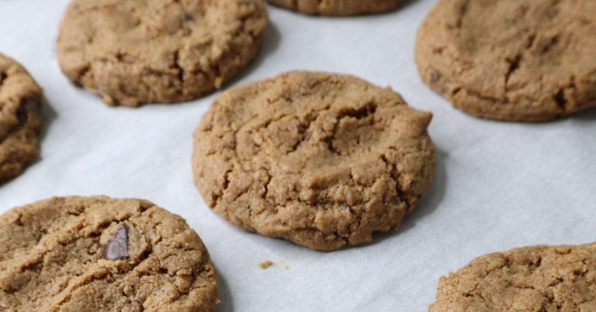 Flourless Chocolate Chip Cookies