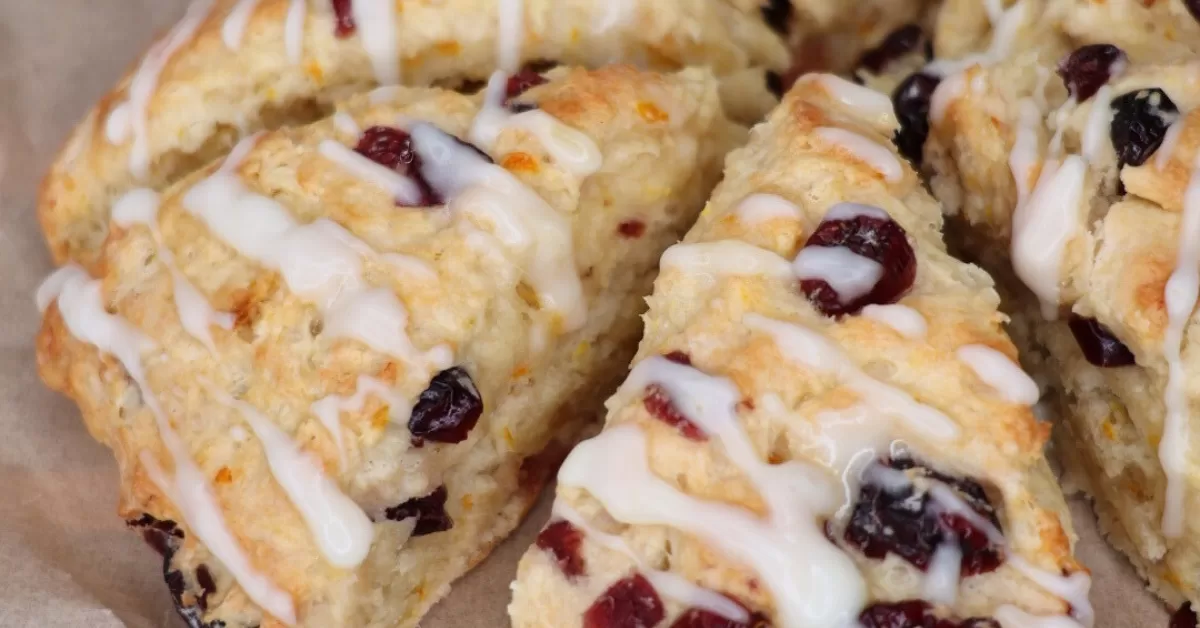 cranberry orange scones