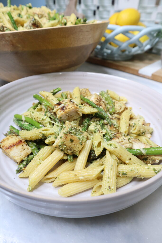 protein pesto pasta