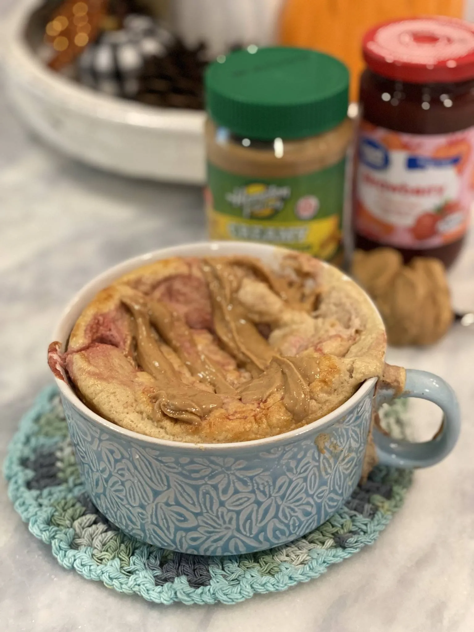pb&j protein baked oats