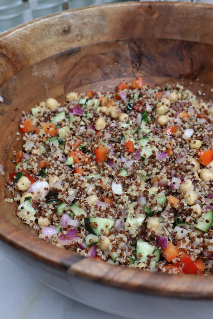 quinoa & chickpea salad