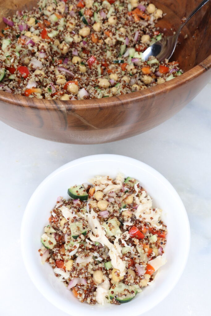 quinoa & chickpea salad