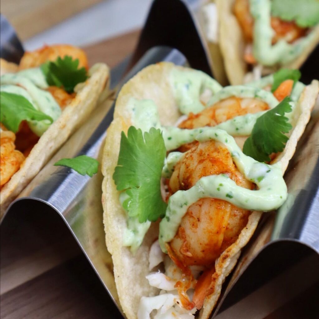 spicy shrimp tacos