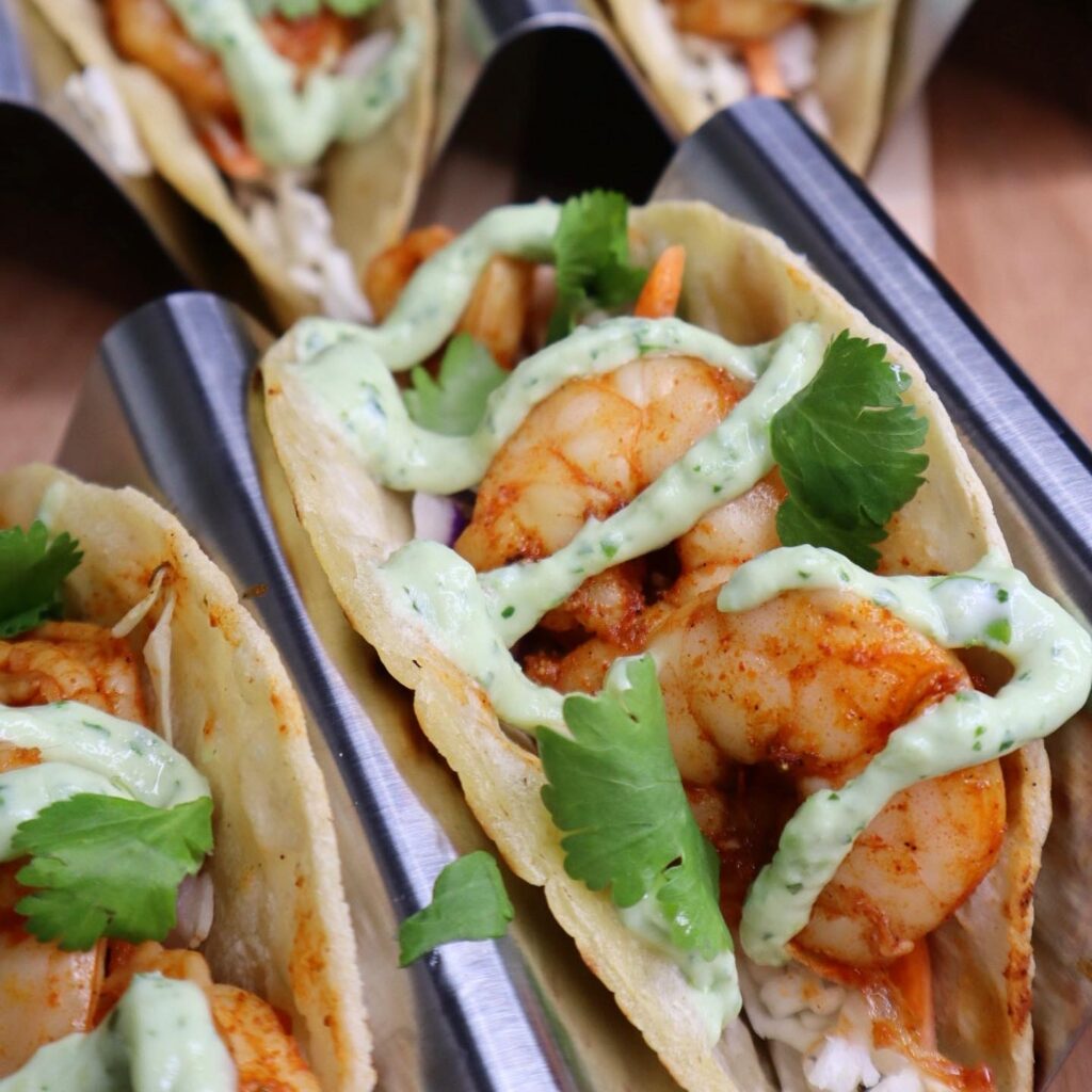 spicy shrimp tacos