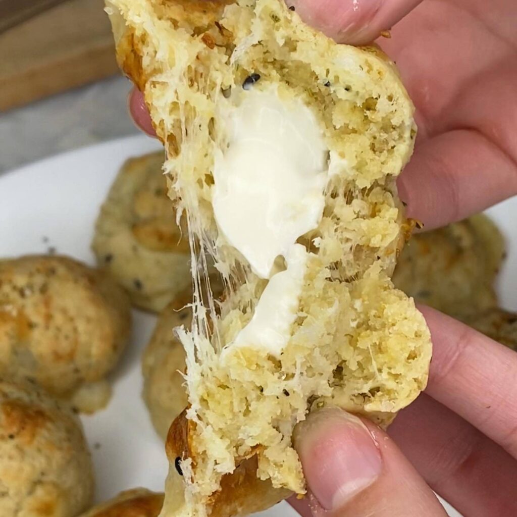 low carb stuffed bagel bites