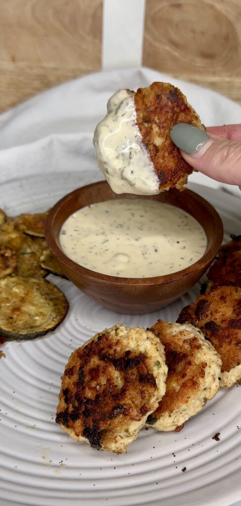 cheesy chicken fritters