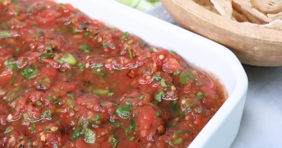 Healthy Restaurant Style Salsa