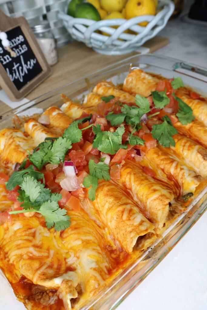 red classic enchiladas