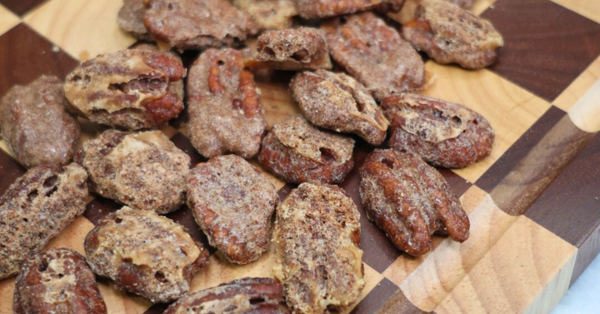sugar free candied pecans