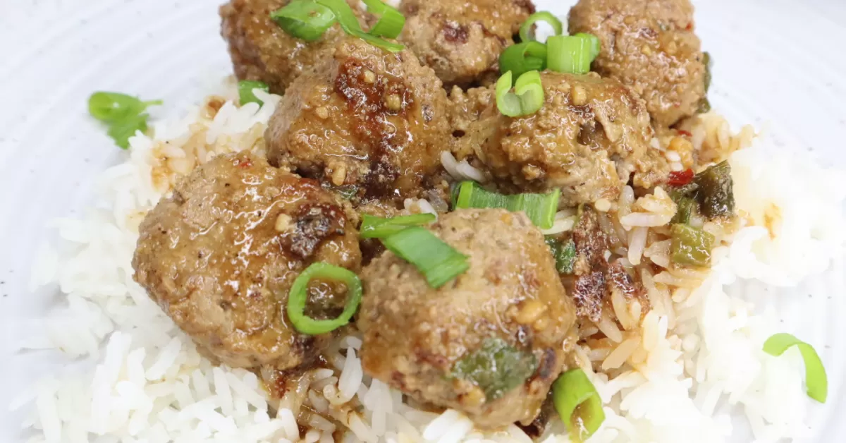 teriyaki turkey meatballs