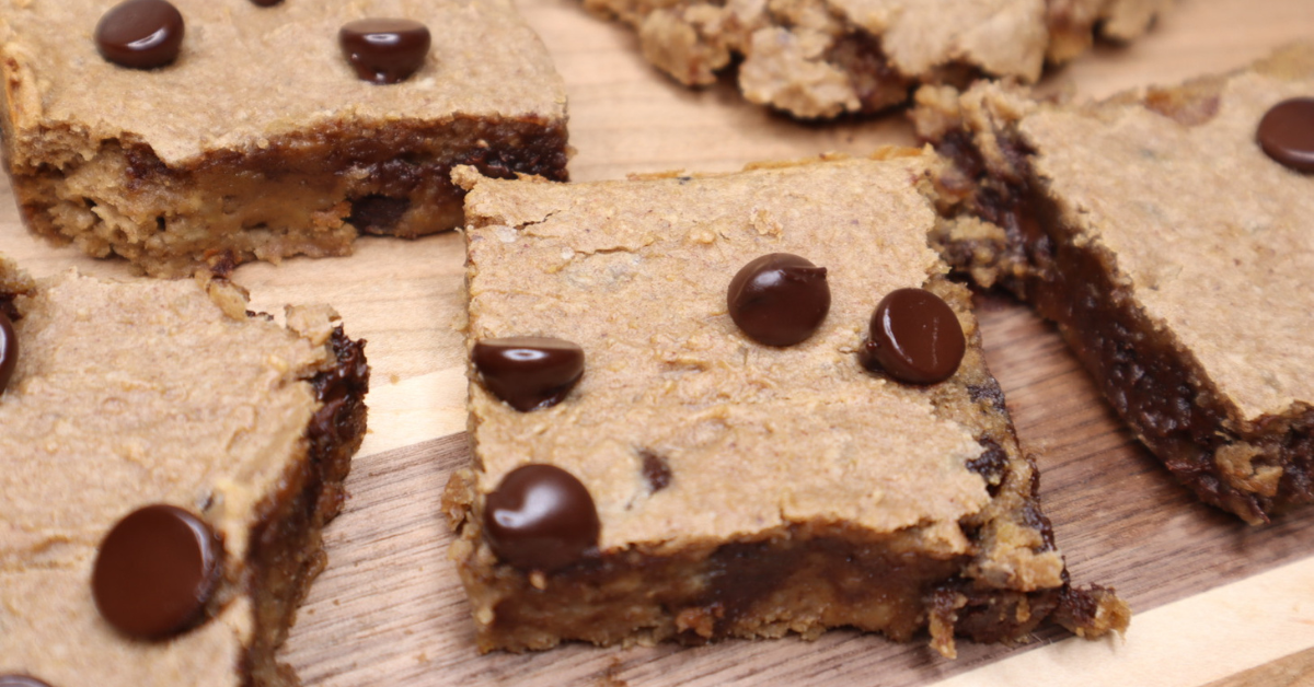 chocolate chip chickpea blondies