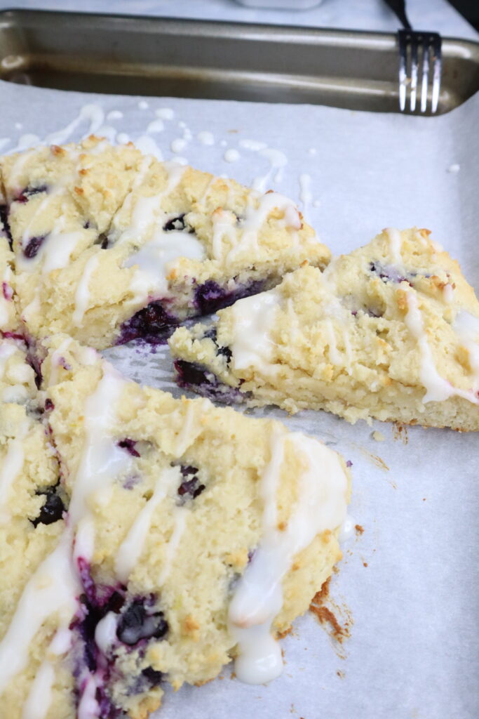 lemon blueberry scones