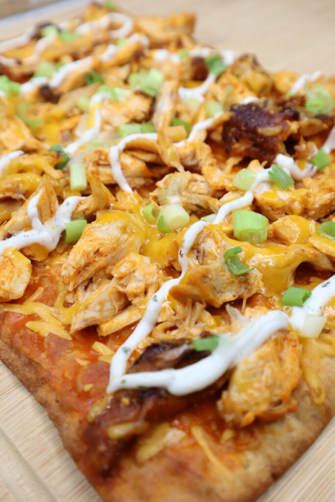 buffalo chicken flatbread