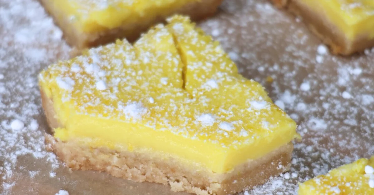 healthy lemon bars