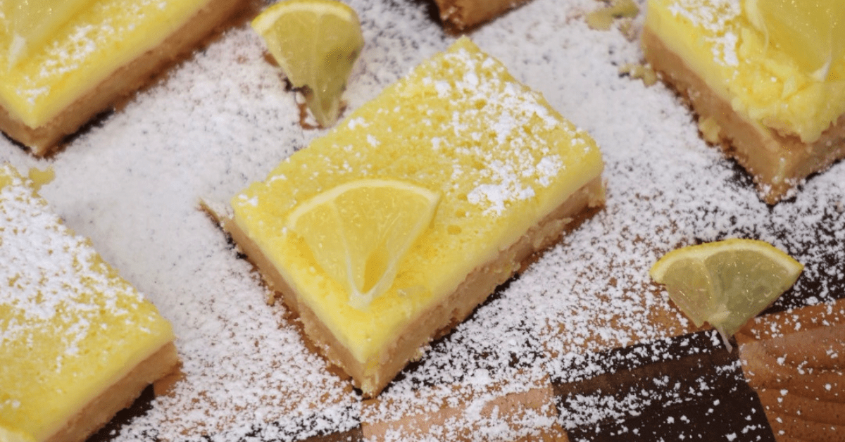 almond flour lemon bars