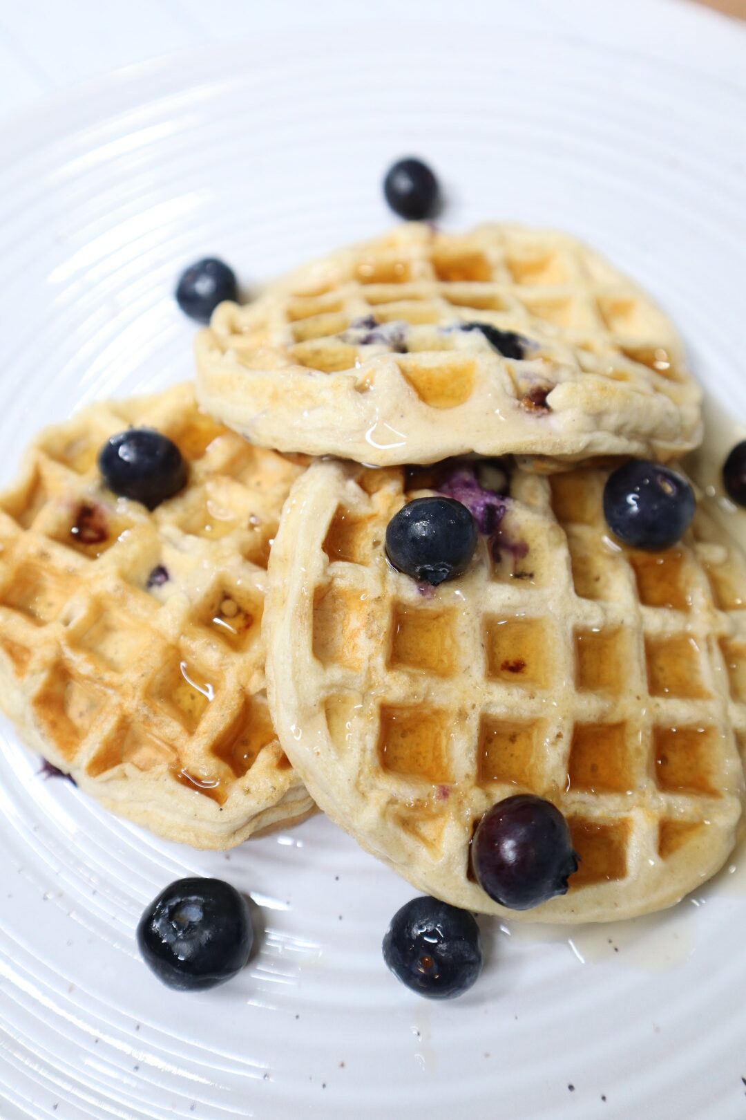 Blueberry Protein "Eggo" Waffles