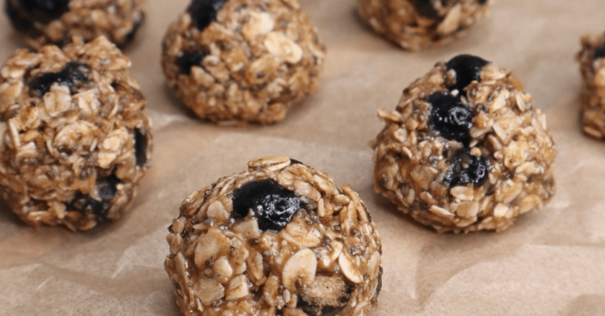blueberry chia energy balls