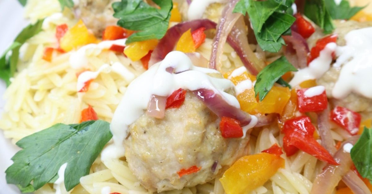 greek chicken meatballs