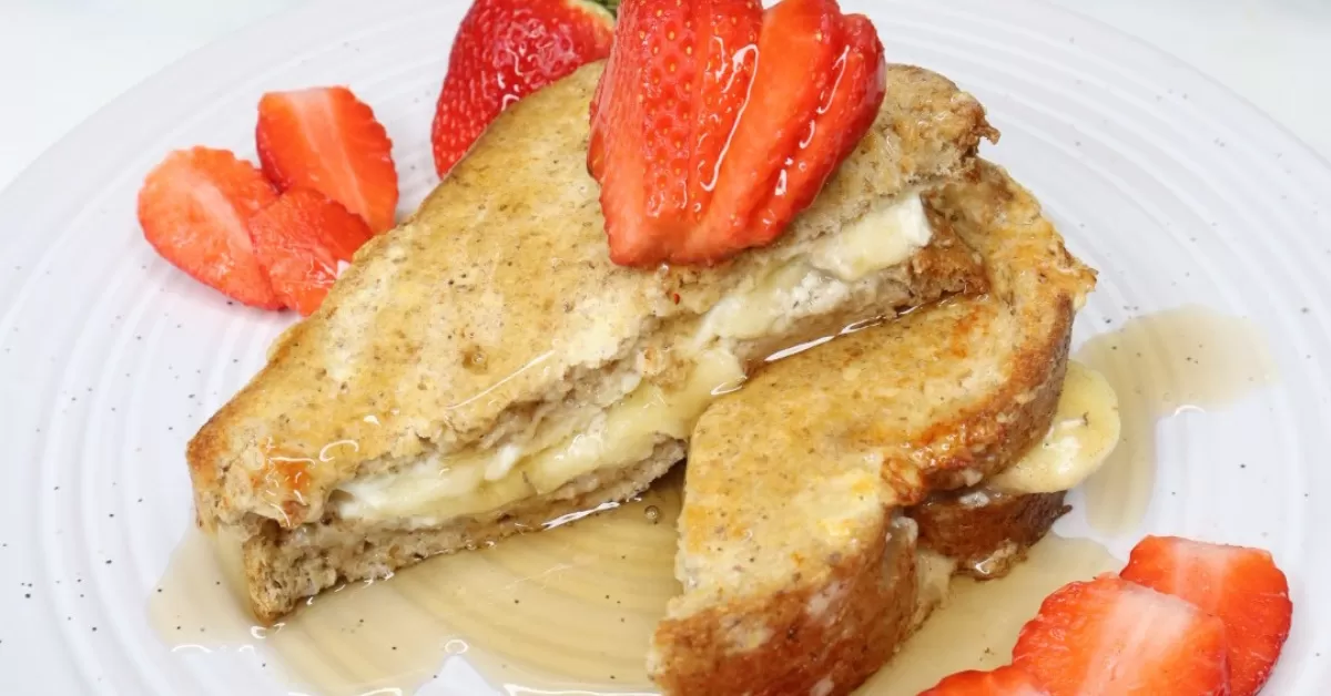 banana cream protein french toast