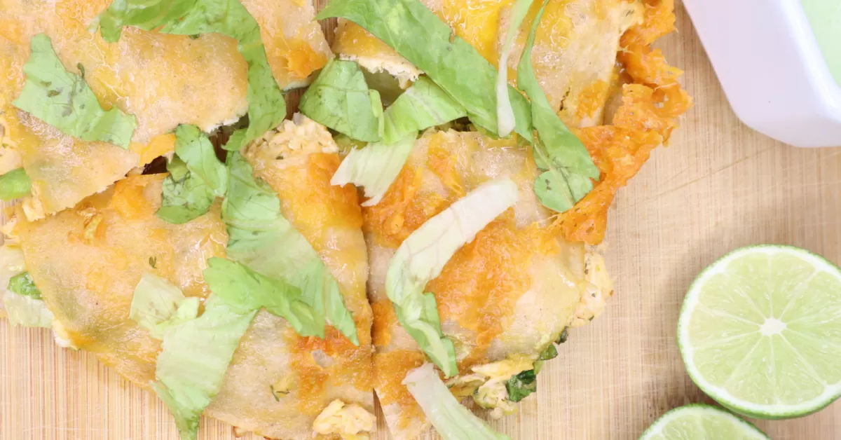 buffalo chicken quesadillas