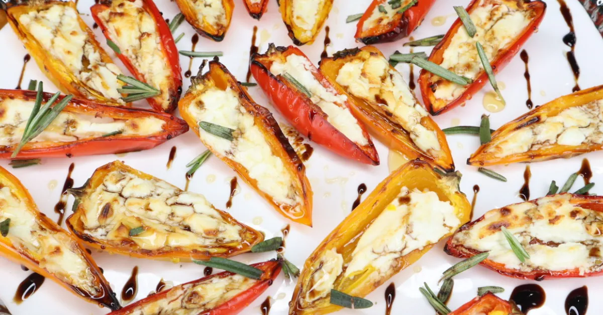 goat cheese peppers