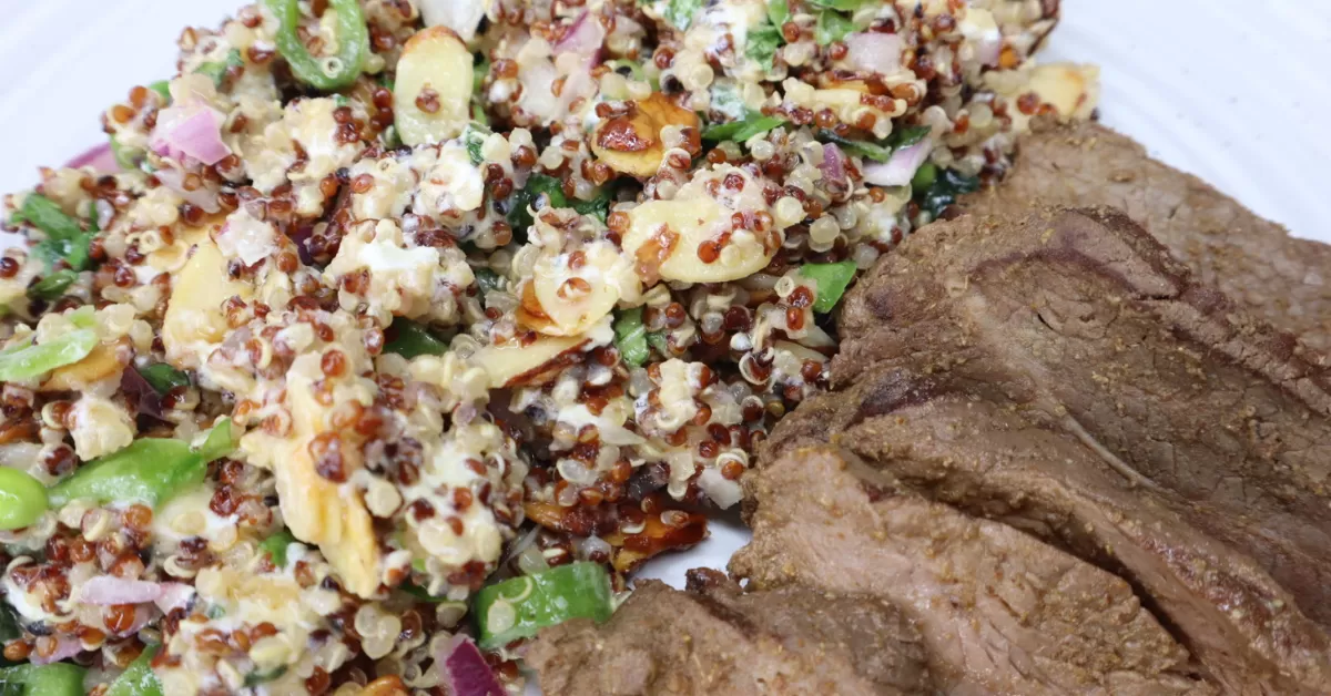 spring quinoa salad