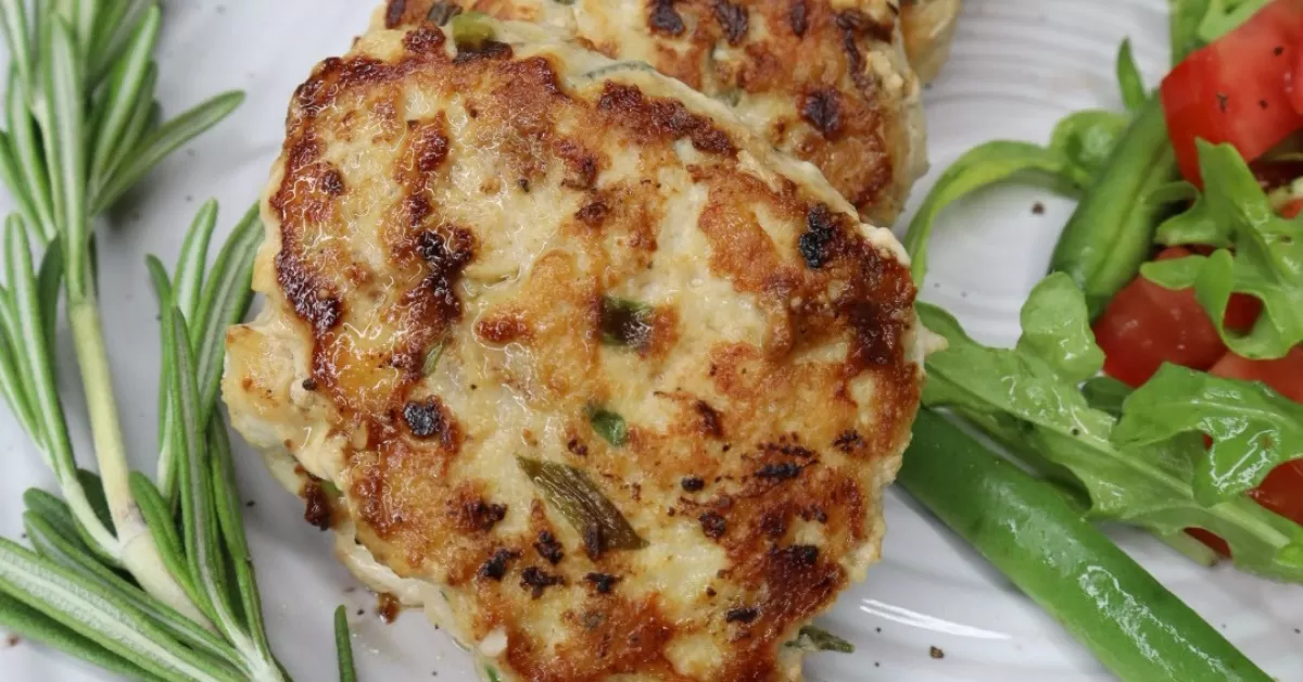 lemon rosemary chicken fritters