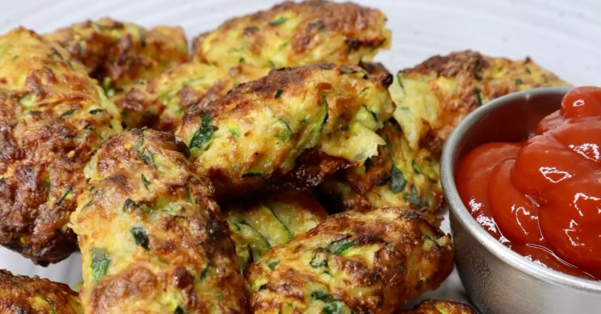 AIR FRYER ZUCCHINI TOTS