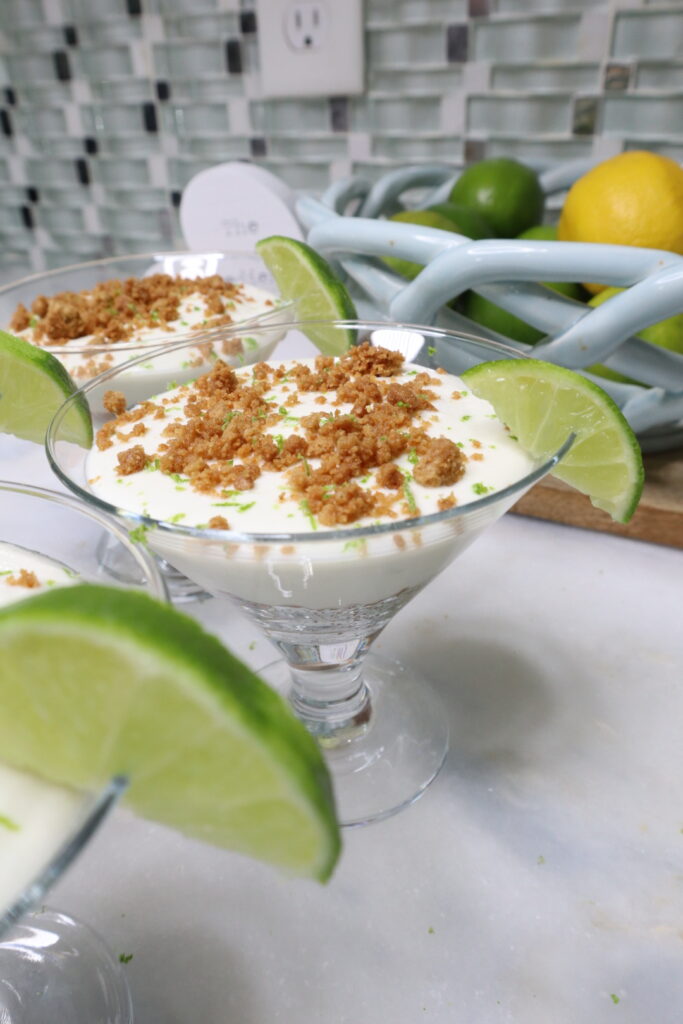 protein key lime pie cups