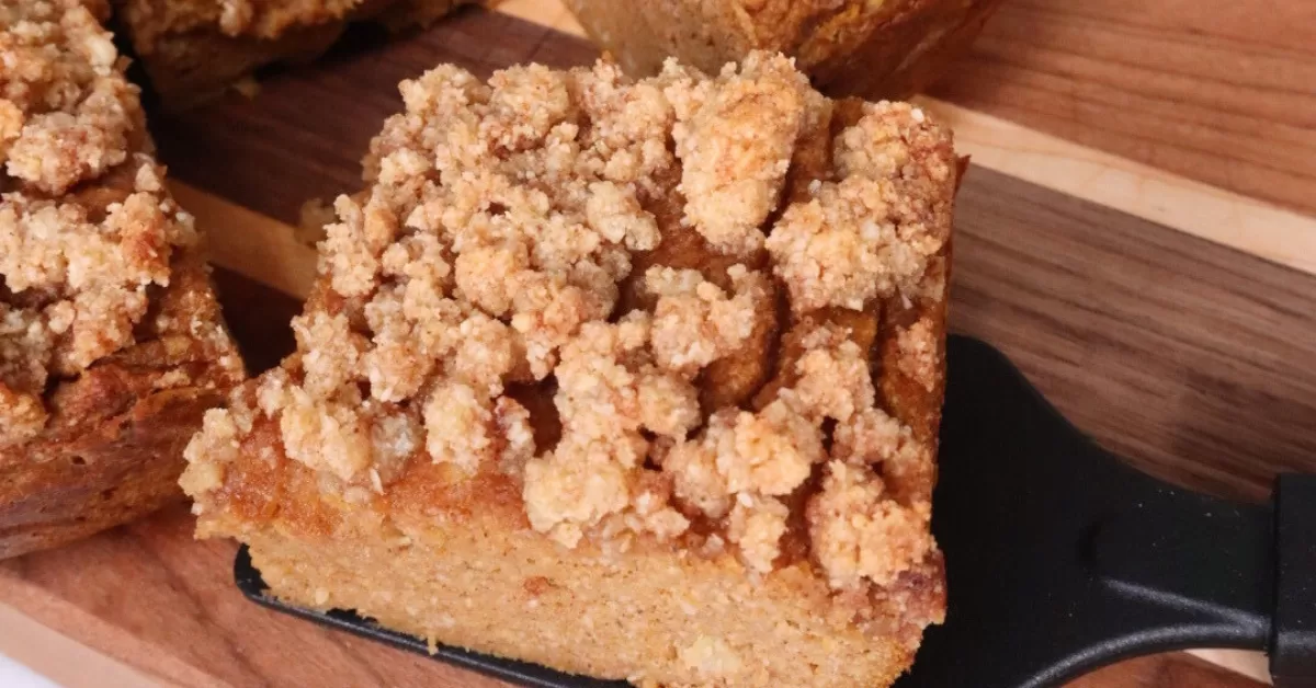 protein pumpkin coffee cake