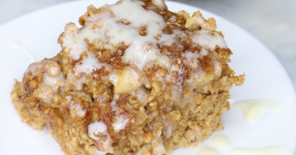 pumpkin apple protein baked oatmeal