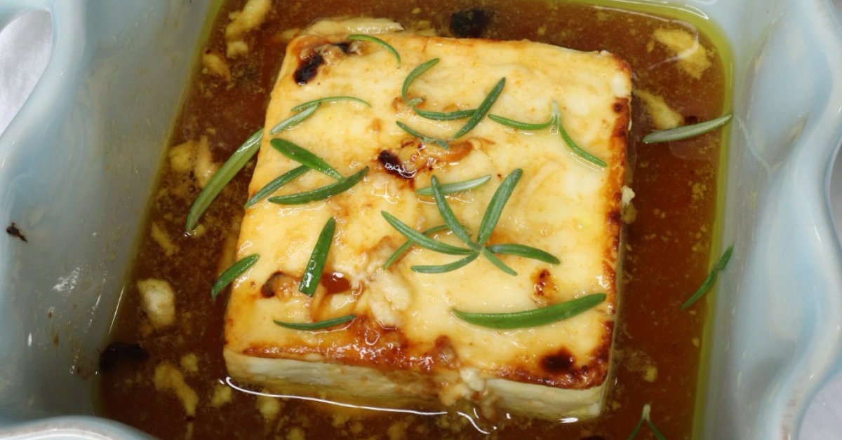 hot honey baked feta