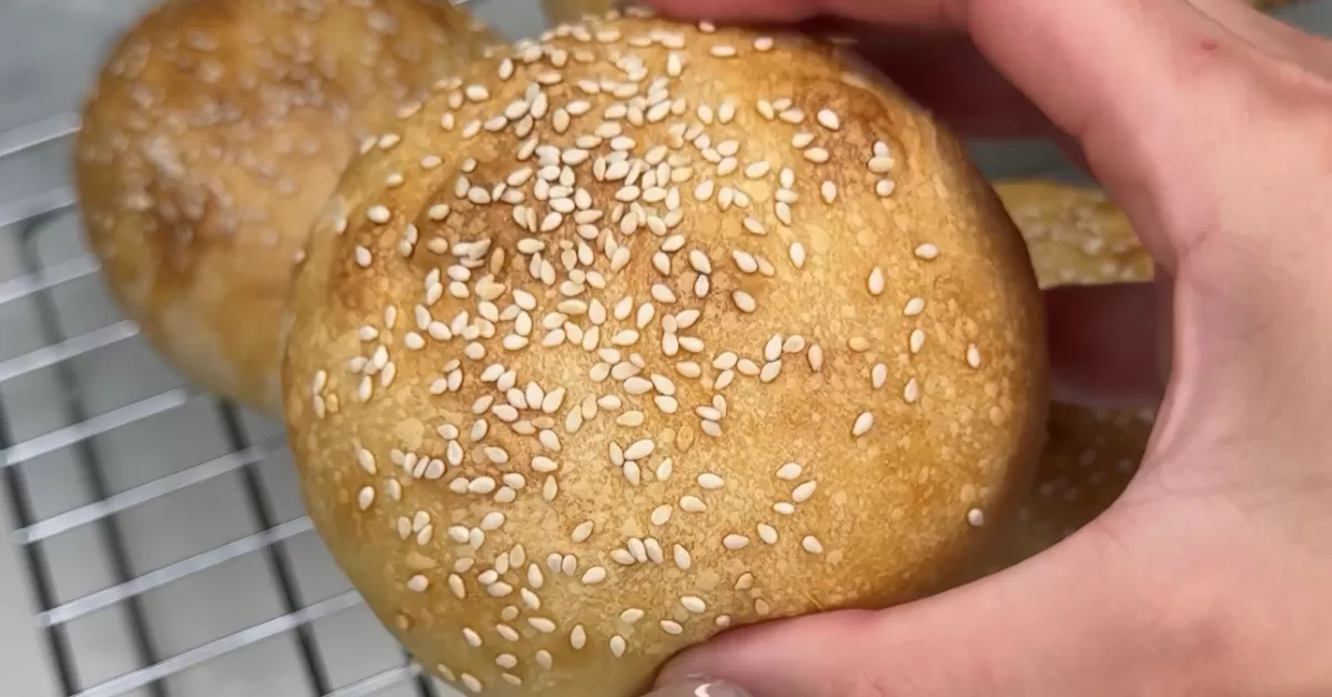 sourdough hamburger buns