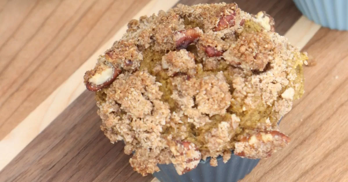 banana pumpkin protein muffins