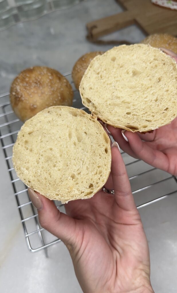 sourdough hamburger buns