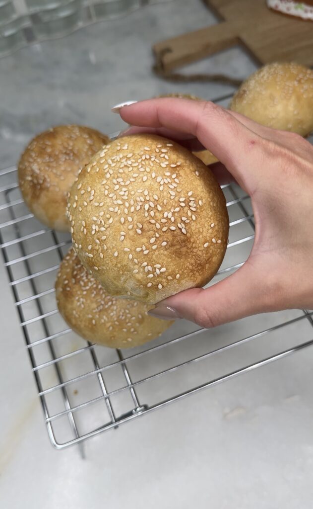 sourdough hamburger buns