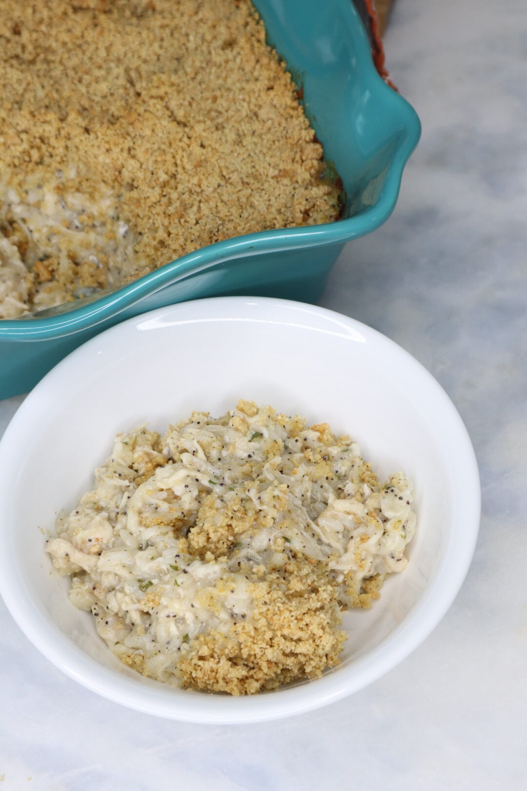 Gluten Free Poppy Seed Chicken Casserole