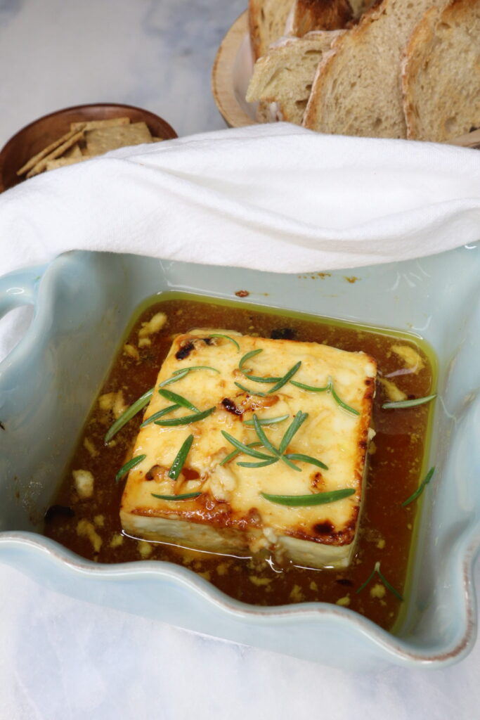 hot honey baked feta