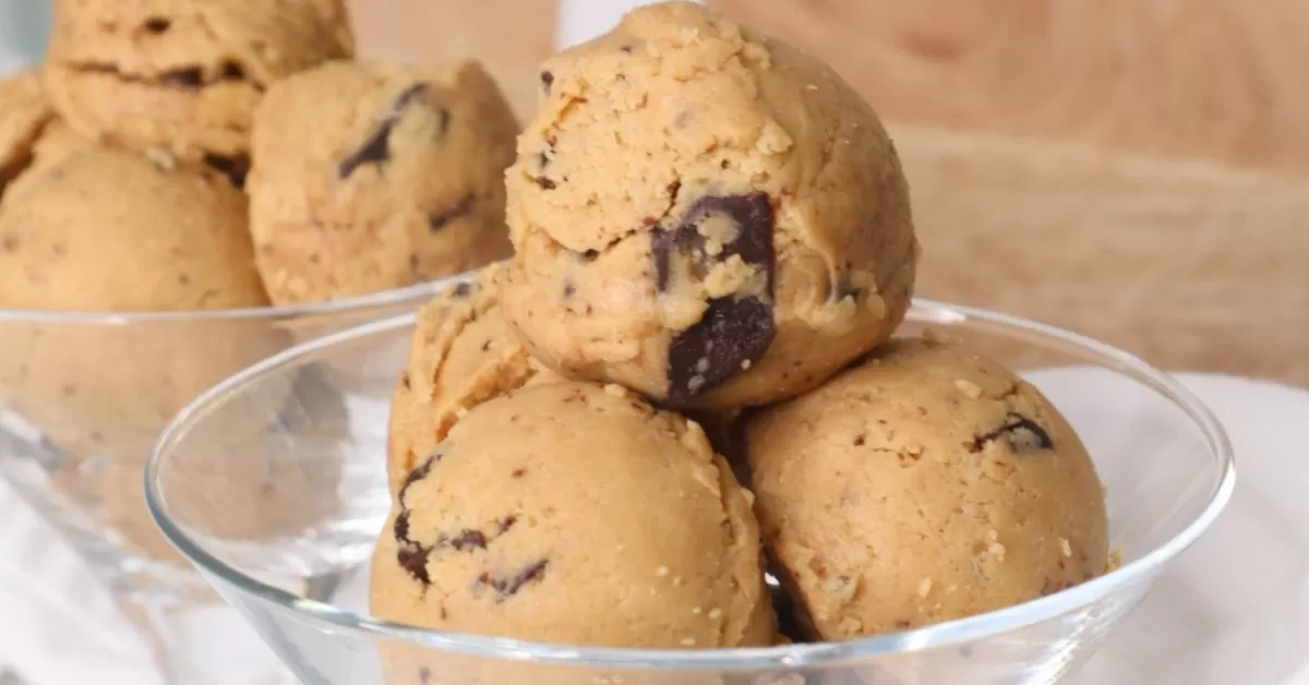 healthy protein edible cookie dough