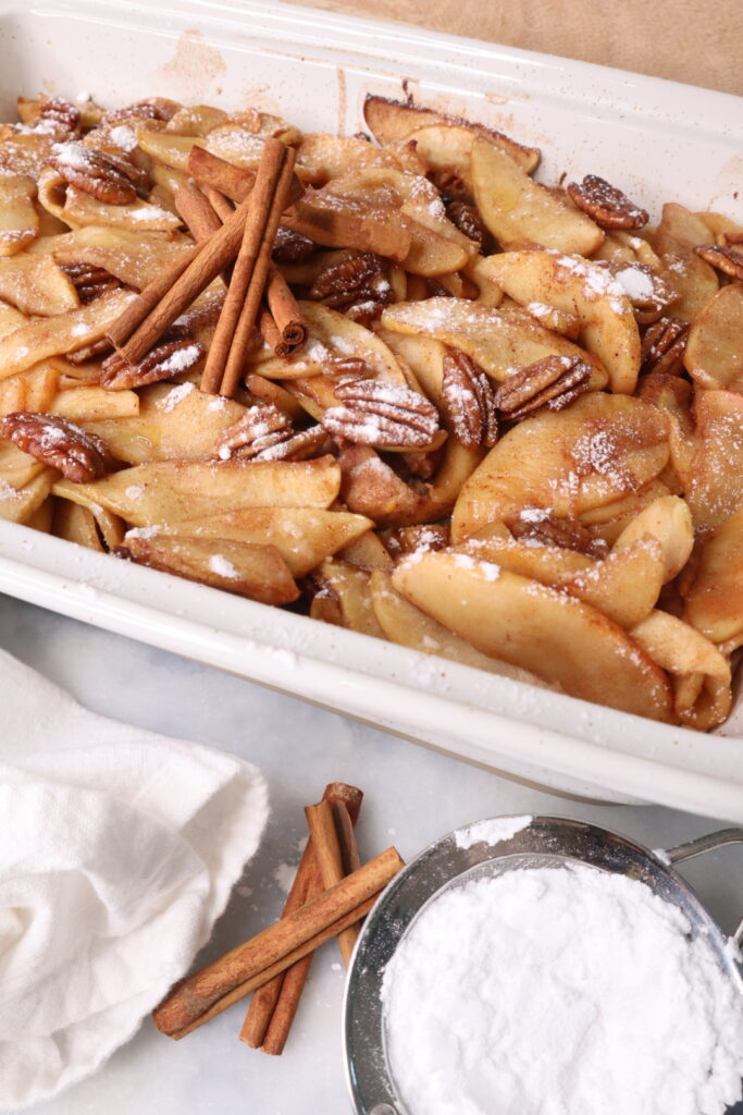 apple cider baked french toast