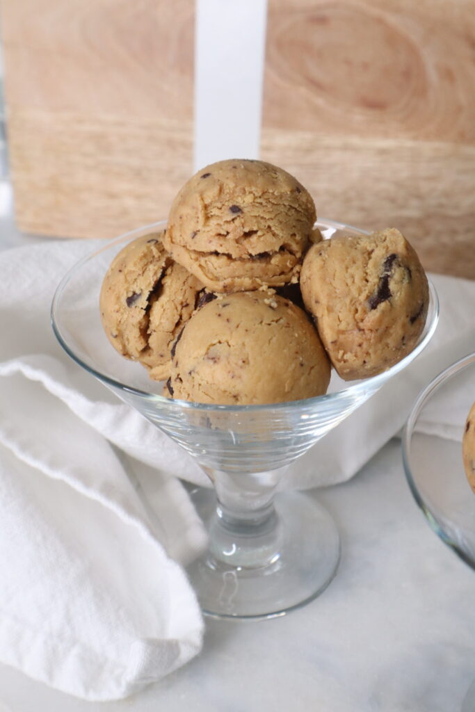 healthy protein edible cookie dough