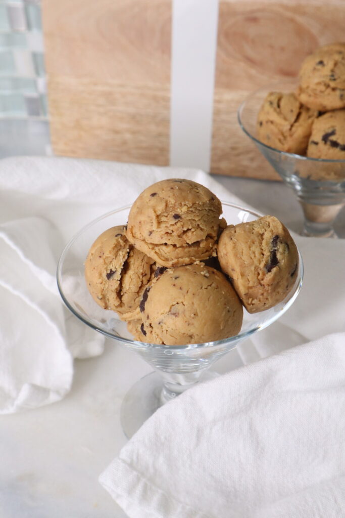 healthy protein edible cookie dough