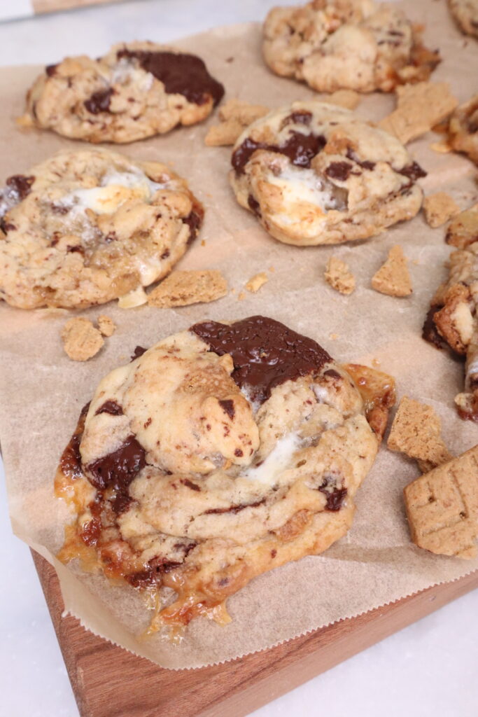 sourdough smores cookies