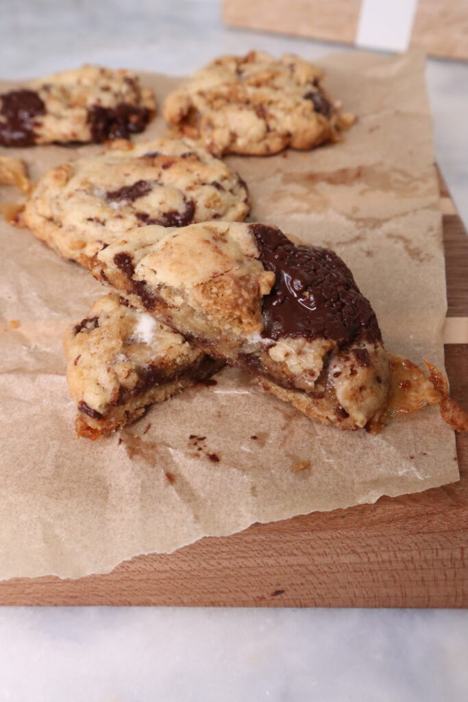 sourdough smores cookies